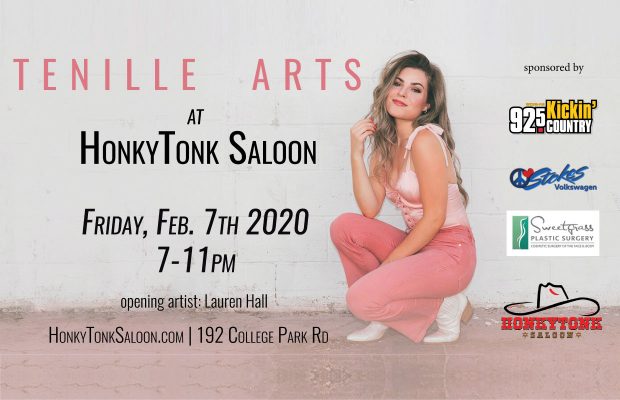 Pick Up Your FREE Tenille Arts Tix @ Sweetgrass Plastic Surgery & Stokes VW – Feb. 7 Pick Up Your FREE Tenille Arts Tix @ Sweetgrass Plastic Surgery & Stokes VW – Feb. 7