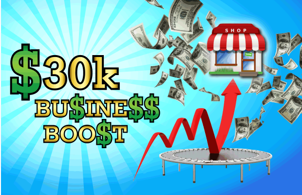 $30k Free Advertising Giveaway: Win a Boost for YOUR Biz