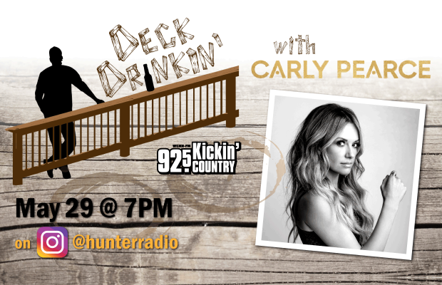 May 29 on @hunterradio: Happy Hour w Carly Pearce May 29 on @hunterradio: Happy Hour w Carly Pearce