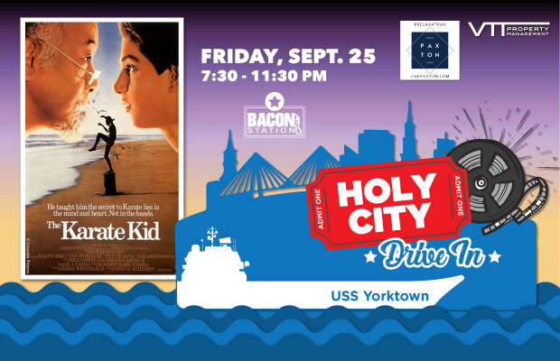 Sept. 26: ‘The Karate Kid’ Plays @ the Holy City Drive-In