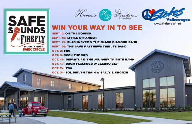 Win Your Way in to the Firefly Fall Safe Sounds Concerts