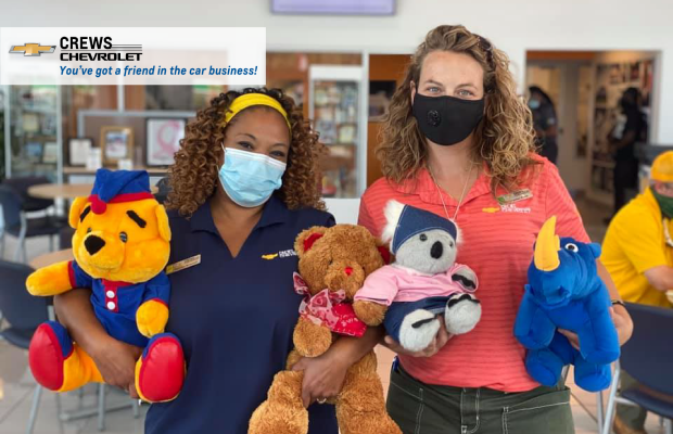 Now thru 9/5: Donate a New or Gently Used Teddy Bear