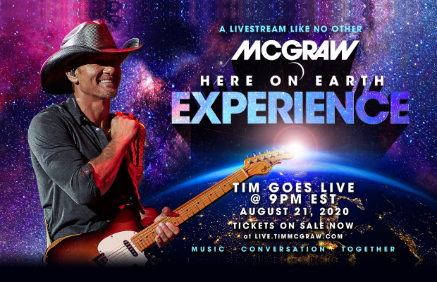 Win Your Tim McGraw “Here on Earth Experience” Tickets!