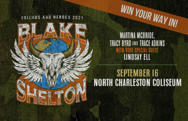 Win Your Way in to Blake Shelton @ The Coliseum – Sept. 16