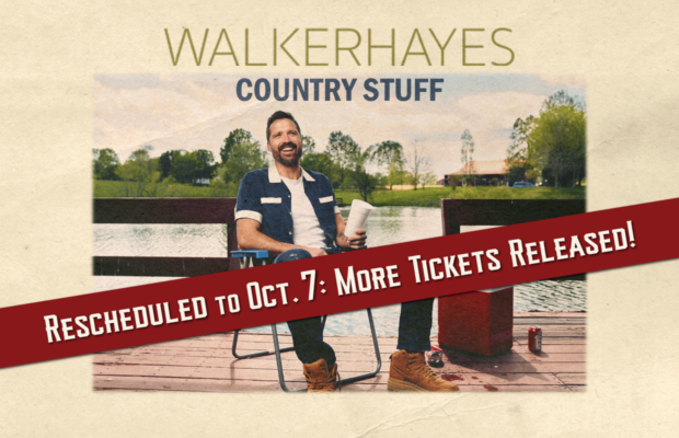 Walker Hayes @ Firefly Now on October 7th – Tickets are Available