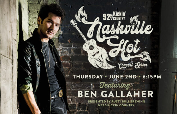 See Ben Gallaher Live & Acoustic at Rusty Bull – June 2