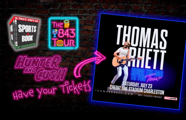 Win Tickets to Thomas Rhett: July 22 @ SportsBook of Charleston Nexton
