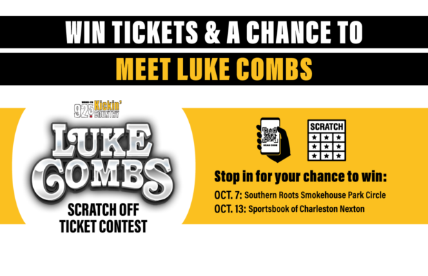 Thurs: Last Chance to Win Your Scratch Off Ticket to Meet Luke Combs!