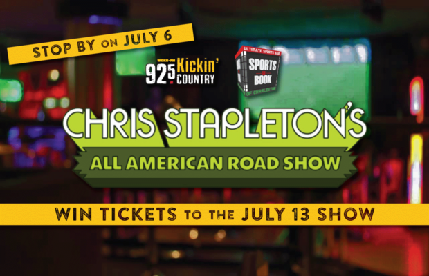 7/6: Win Chris Stapleton Tix at Sportsbook in Nexton!