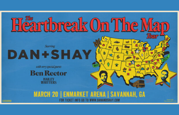 Win Kickin’s Tickets to Dan + Shay in Savannah on March 20