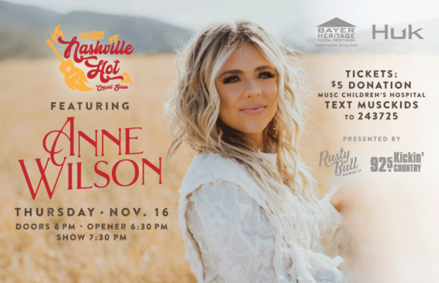 Anne Wilson is SOLD OUT: Enter Here to Win VIP Seats – 11/16