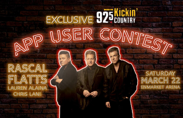 Exclusive for Kickin’ App Users: Win a Rascal Flatts Driveaway Package