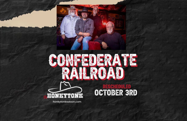 Take a Ride on the Confederate Railroad – Oct. 3 @ Honkytonk