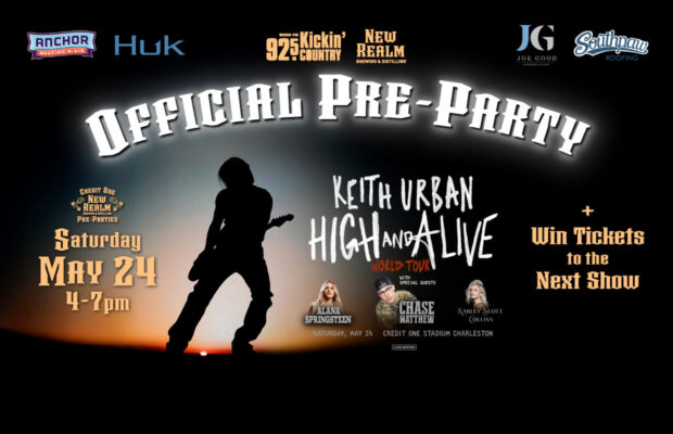 5/24: Join Hunter & Cush for the Official Keith Urban Pre-Party 5/24: Join Hunter & Cush for the Official Keith Urban Pre-Party