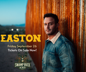 CANCELED: Easton Corbin at Swamp Buck Acres – 9/26