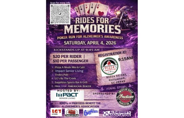 4/4: Ride for Memories – A Motorcycle Poker Run for Alzheimer’s 4/4: Ride for Memories – A Motorcycle Poker Run for Alzheimer’s