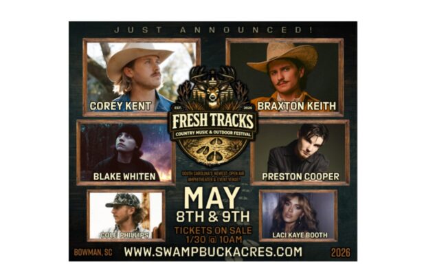 Fresh Tracks Country Music & Outdoor Festival – May 8-9